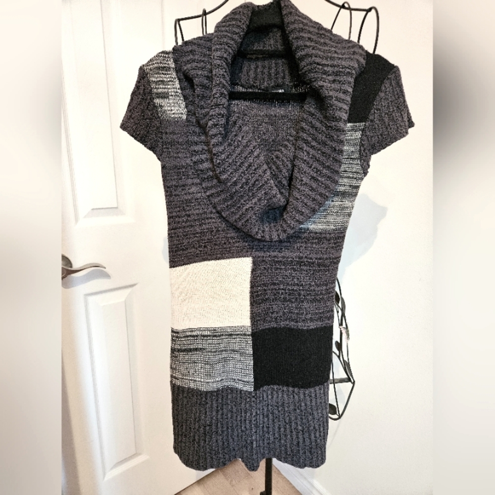 Patchwork Long Sweater‎